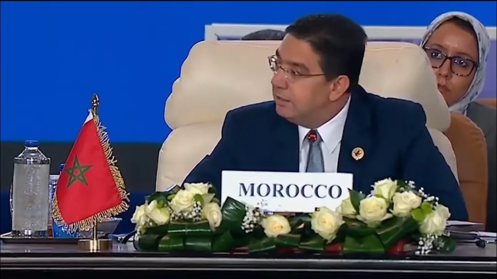 كلمة وزير الخارجية المغربي السيد ناصر بوريطة في قمة القاهرة للسلام
